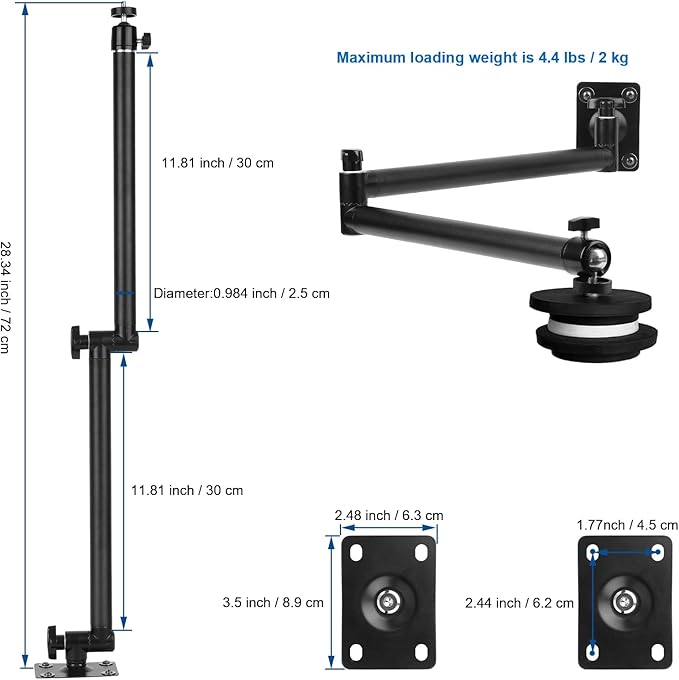 Mippko Articulating Camera Wall Mount