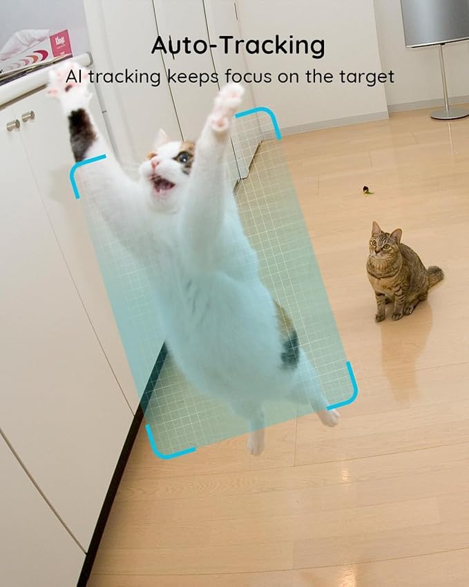 virtavo XD1 Indoor Pet & Baby Camera, No Subscription Required, Dual-Lens...