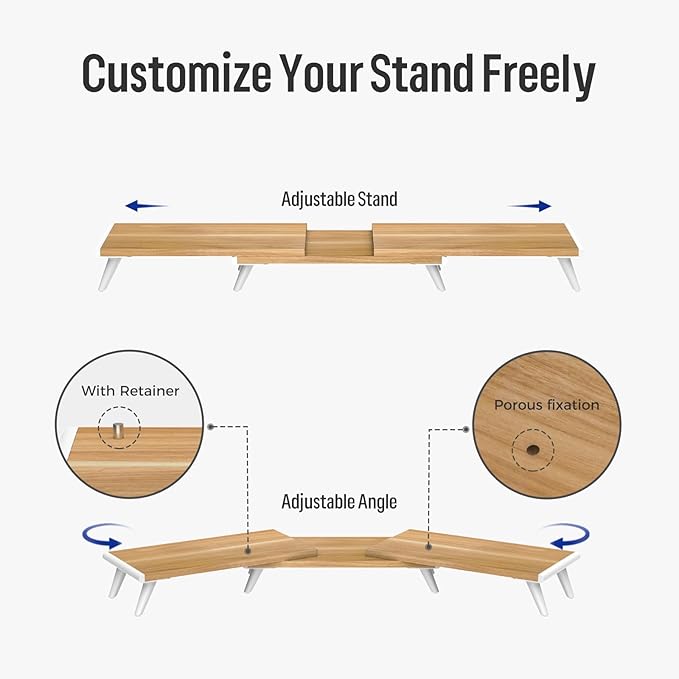 loukin Dual Monitor Stand Riser