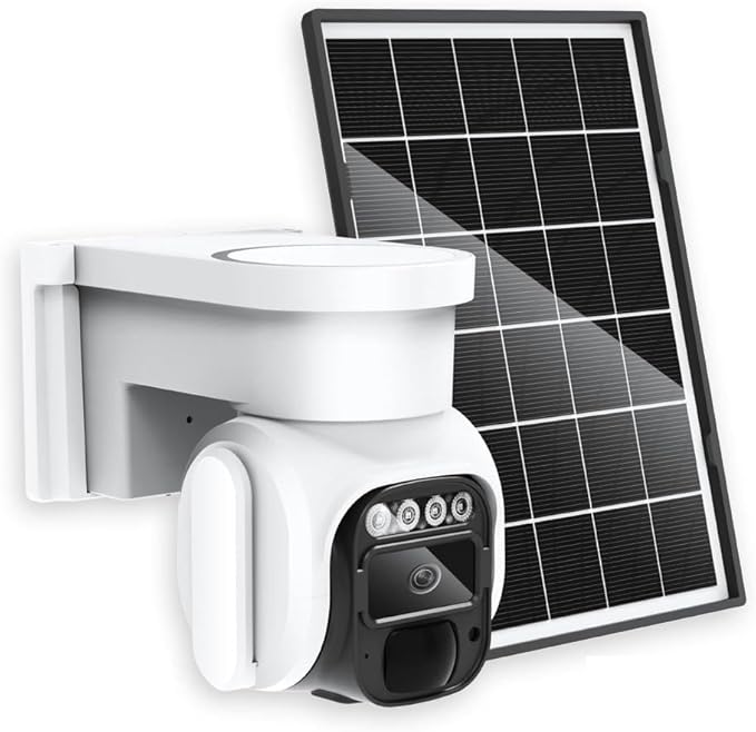 4G LTE Cellular Security Camera Wireless Outdoor,No Wifi Solar Powered Outside