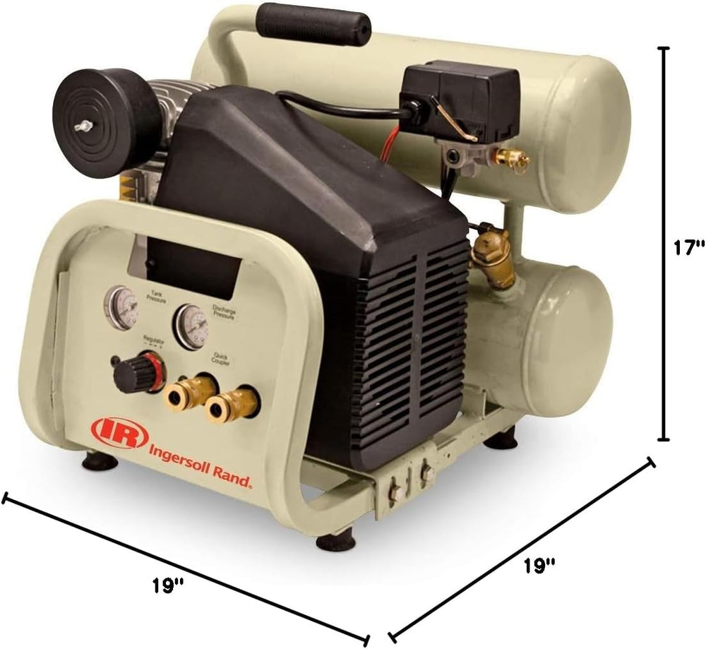 Ingersoll Rand 42672949 2 HP Portable Twin-Stack Air Compressor