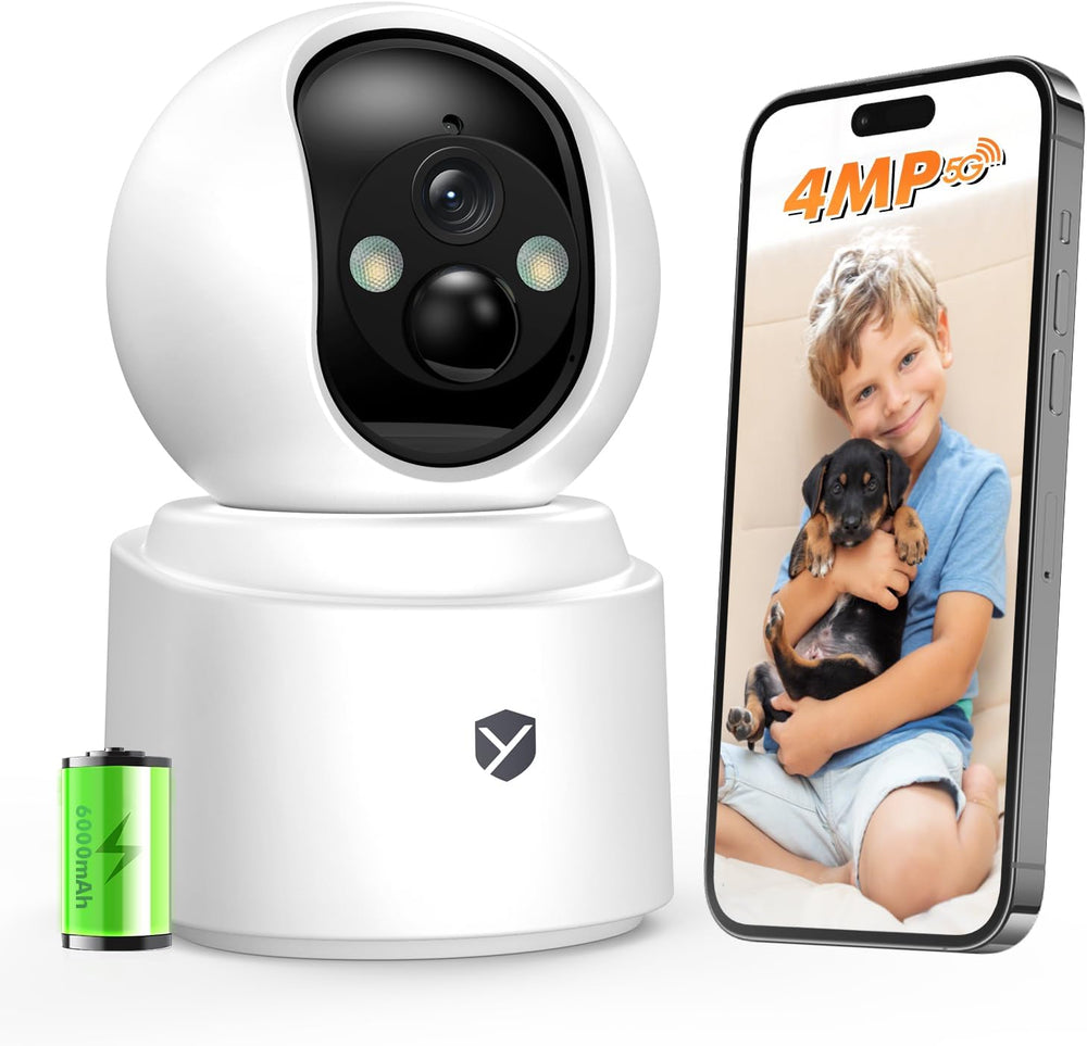 Battery Powered Indoor Camera Wireless for Home Monitoring