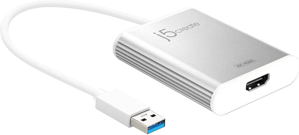 j5create USB 3.0 to 4K HDMI Display Adapter USB 3.0 Male Type-A Connector |