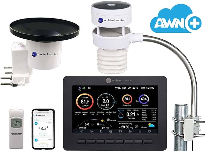 Ambient Weather WS-5000 Ultrasonic Smart Weather Station