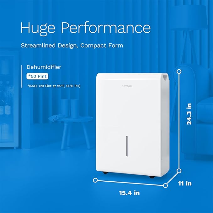 hOmeLabs Dehumidifier for Home, Basements
