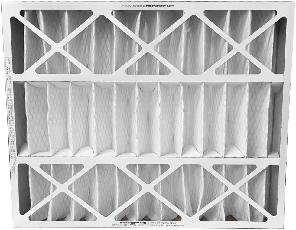 Honeywell FC100A1037-20" x 25" x 4" Pleated Air Filter, MERV 1...