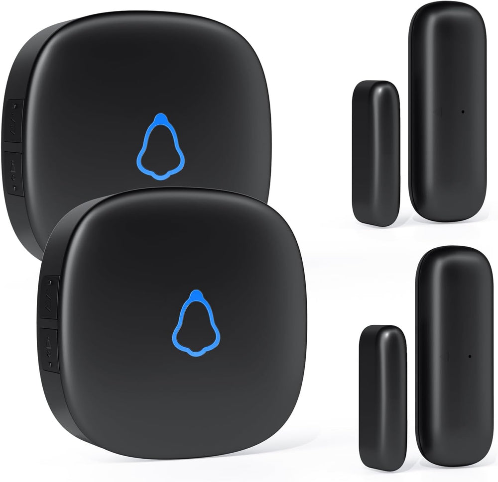 METAK Wireless Door Chime, Door Open Contact Sensor Alarm