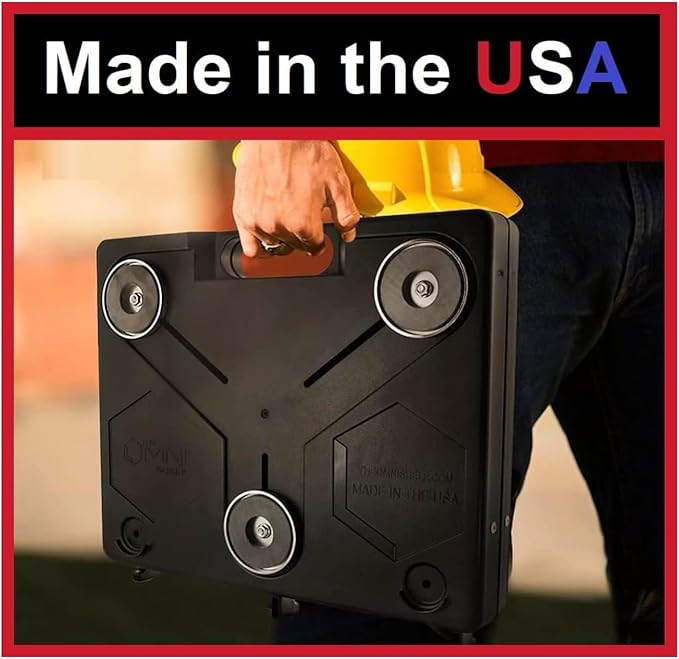 The OmniShelf Magnetic Portable Workstation + Toolbox, Computer & Laptop ...
