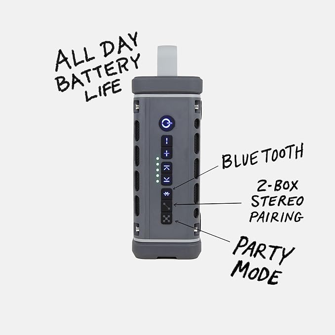 Turtlebox Ranger: Loud! Outdoor Portable Bluetooth 5.4 Speaker | Rugged