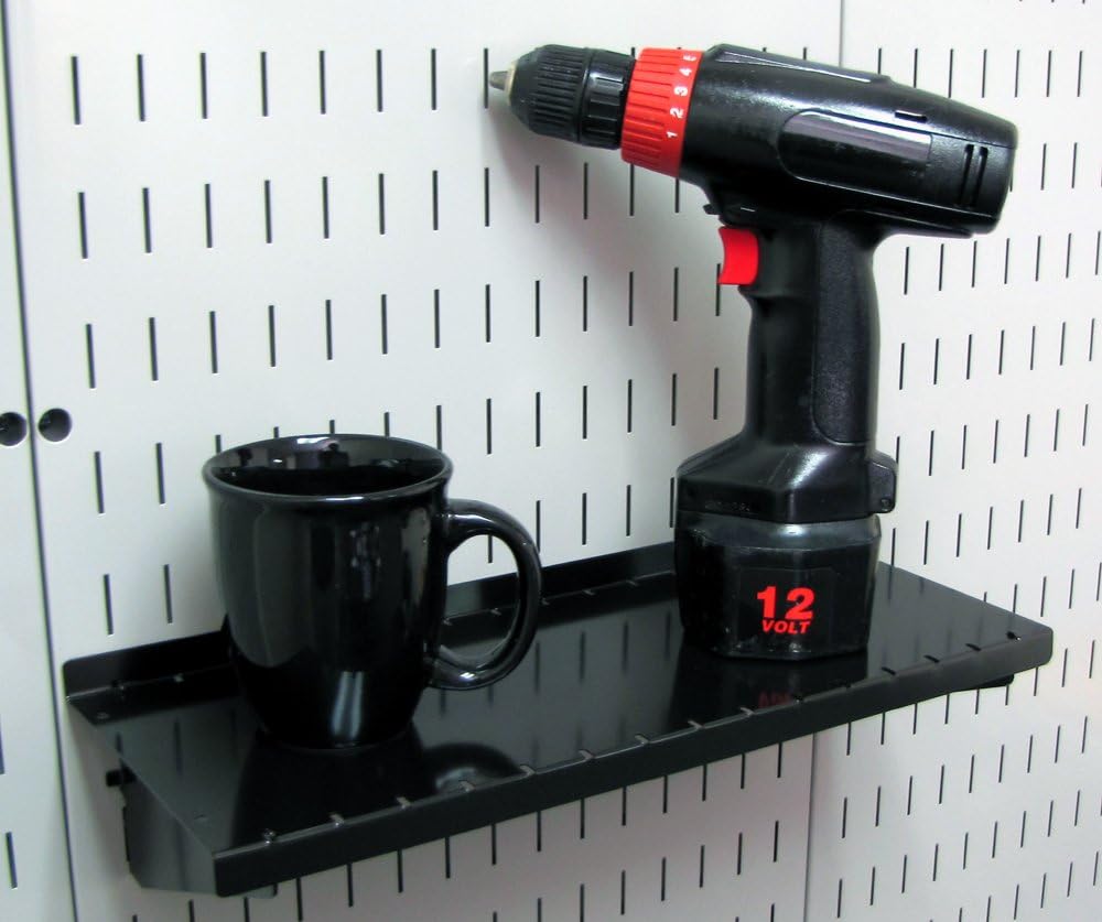Wall Control 32" x 16" Black Metal Pegboard Pack - 2 Panels & 1...