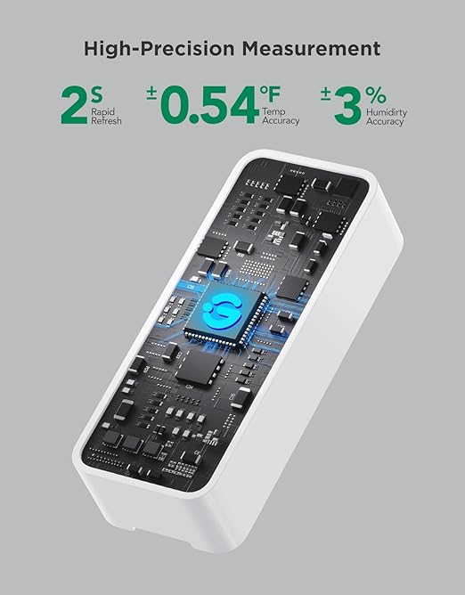 GoveeLife 2.0 WiFi Hygrometer Thermometer 6 Pack, Smart Humidity Temperature