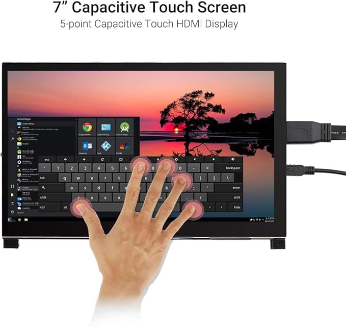ELECROW 7 Inch Touchscreen Monitor