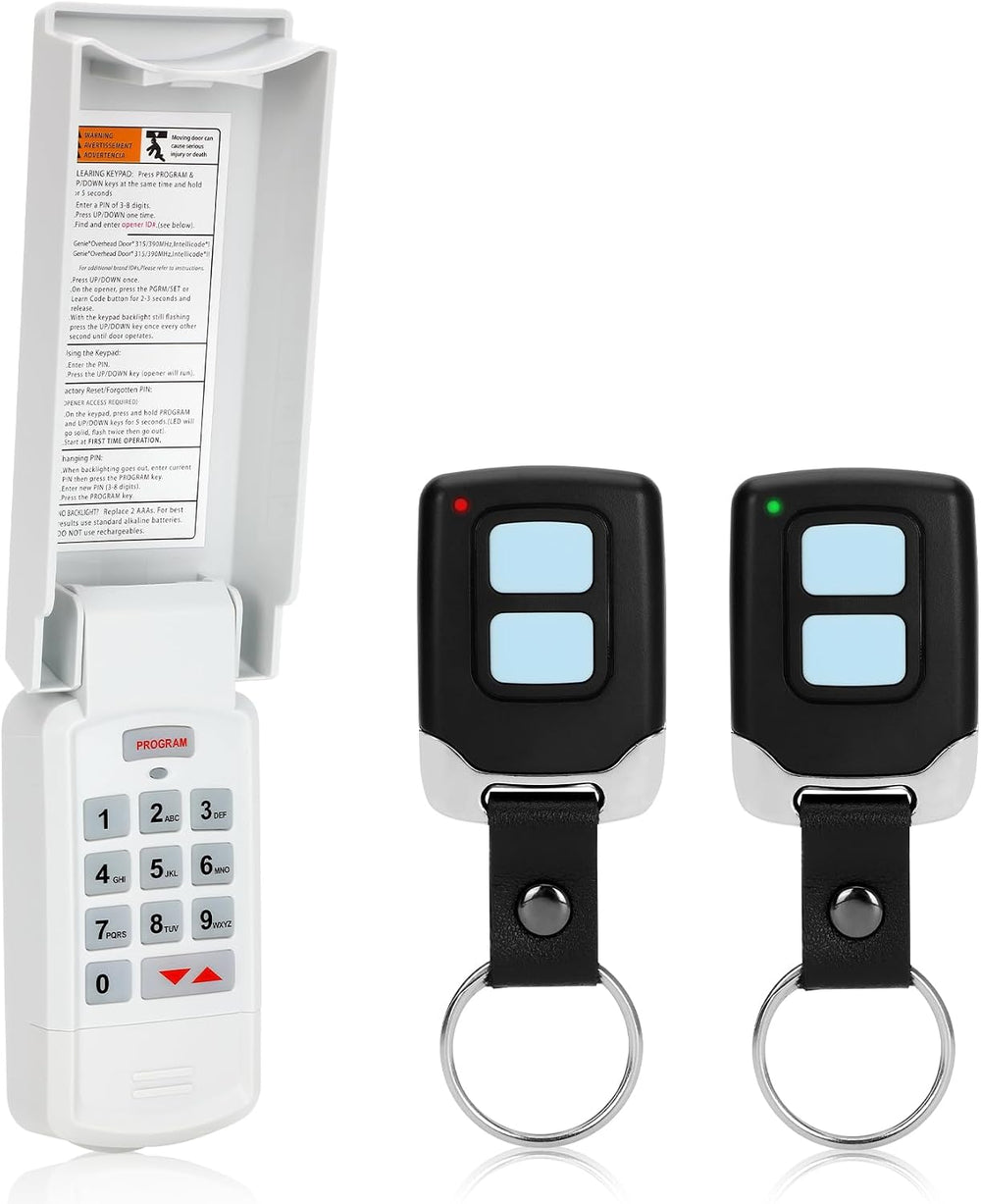 for Genie & Overhead Door Garage Door Opener Keypad&Remote, Compatibl...