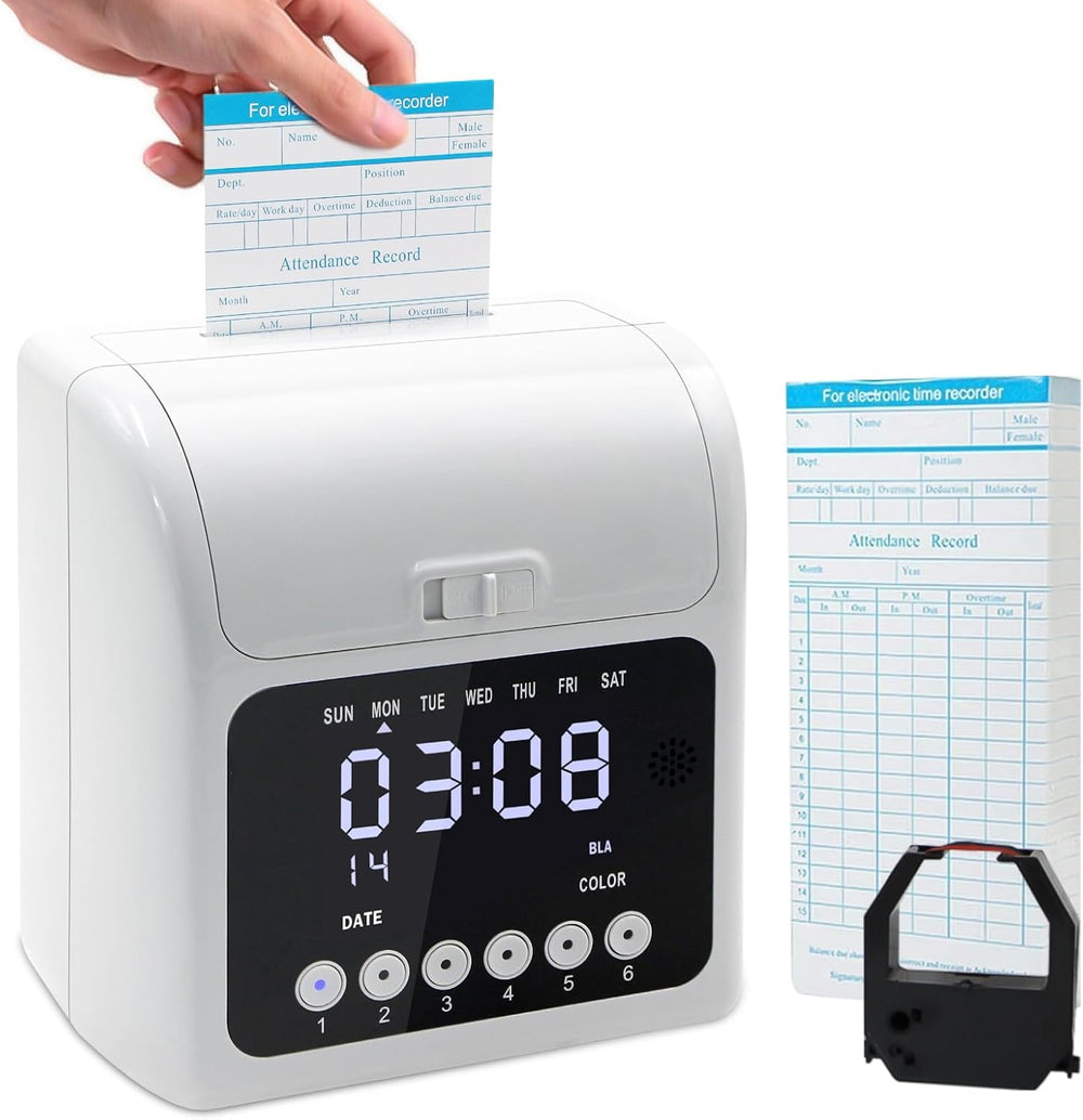 Time Clock with Passcode, Auto-Align Time Clocks (50-Piece)