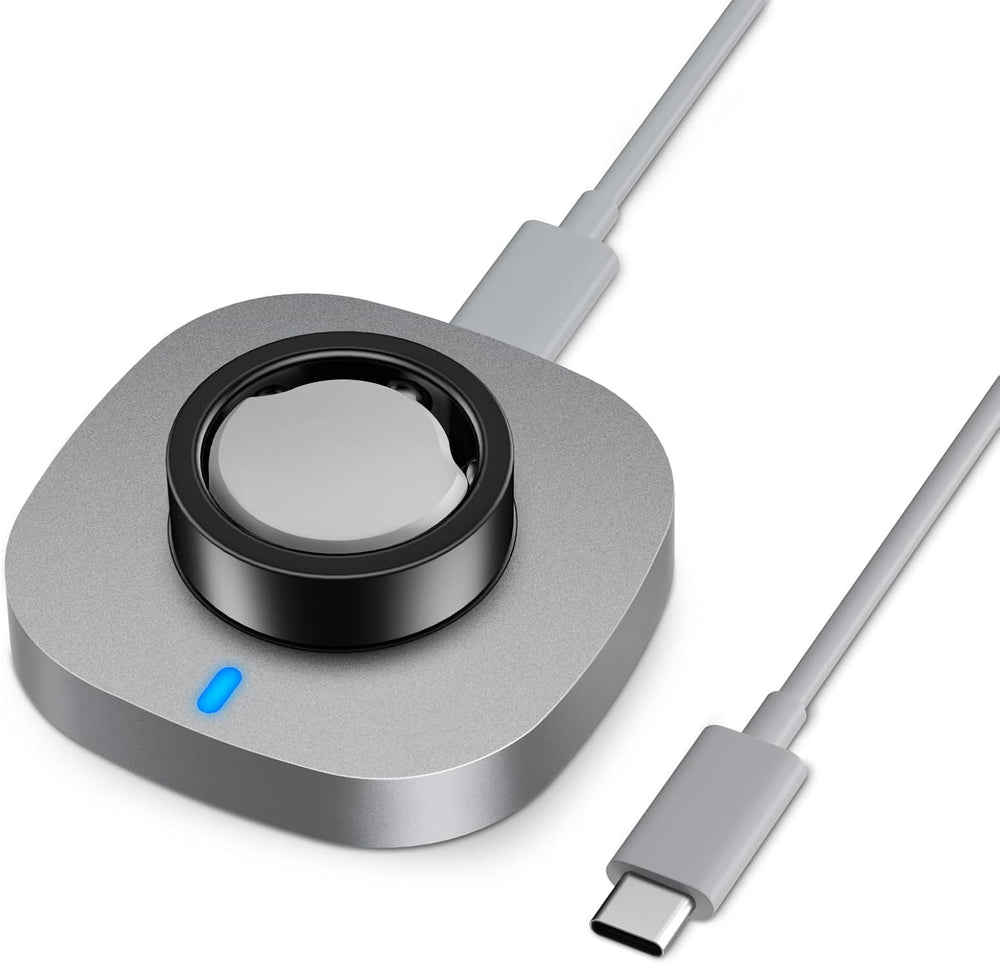 ZOOROO Charger Compatible with Oura Ring Gen 3 Size 8, Fast Charging Dock with