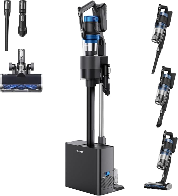 Eureka Stylus Elite NEC490BL Cordless Stick Vacuum, 350W Powerful Suction
