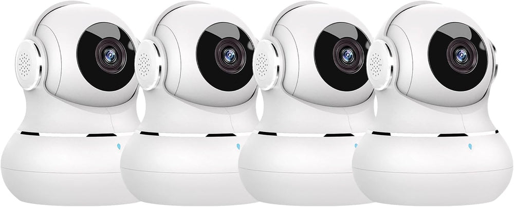 litokam Indoor Security Camera 4 Pack, 360° WiFi Cameras