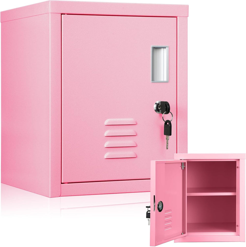 Suzile Lockable Storage Cabinet Metal Lockable Steel Storage Cabinet Organize...