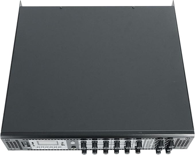 Rockville RCS650-6 650 Watt 6-Zone 70V Commercial Amplifier, USB/SD/FM Playback