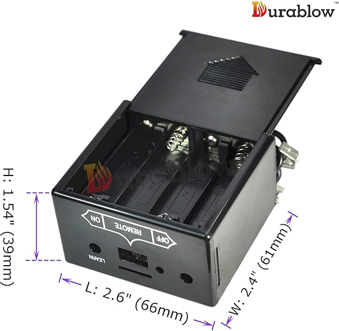 Durablow TR1001 On/Off Gas Fireplace Remote Control Kit