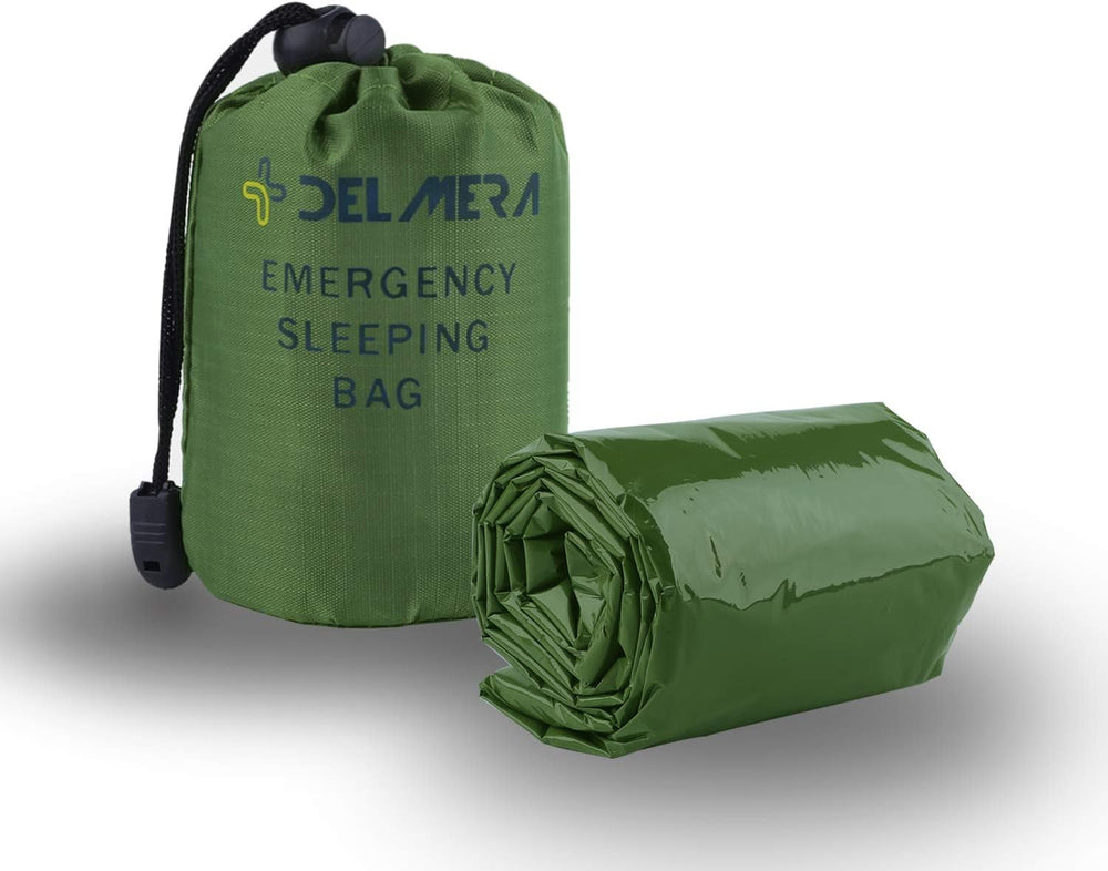 Emergency Sleeping Bag, Lightweight Survival Sleeping Bags Waterproof Thermal...