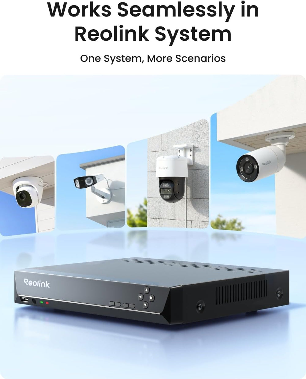 REOLINK RLC-1212A 12MP Bullet Outdoor PoE Camera for Home Security