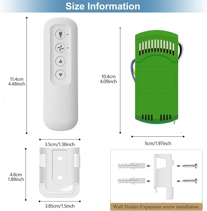 99770 Ceiling Fan Remote Control Kit Replacement