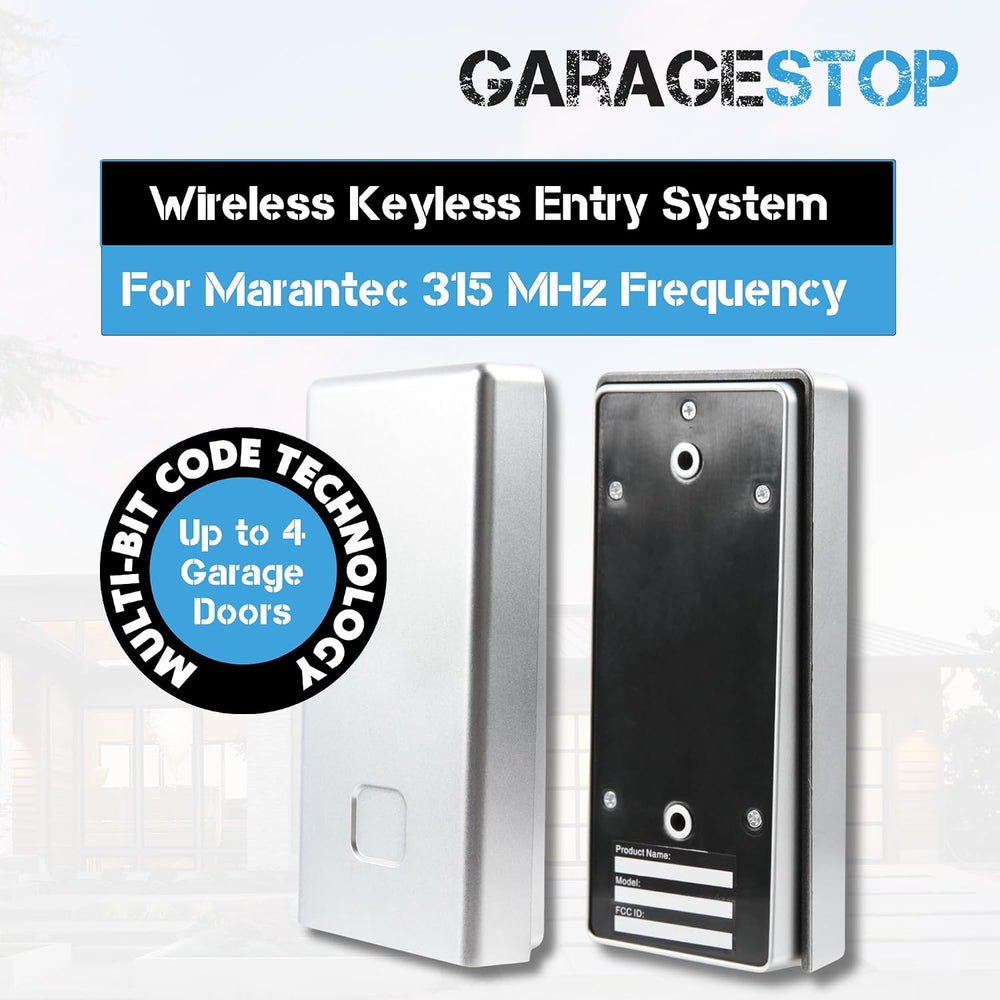 1x Garage Door Keypad for Marantec M13-631, Wireless Keyless Entry 315MHz