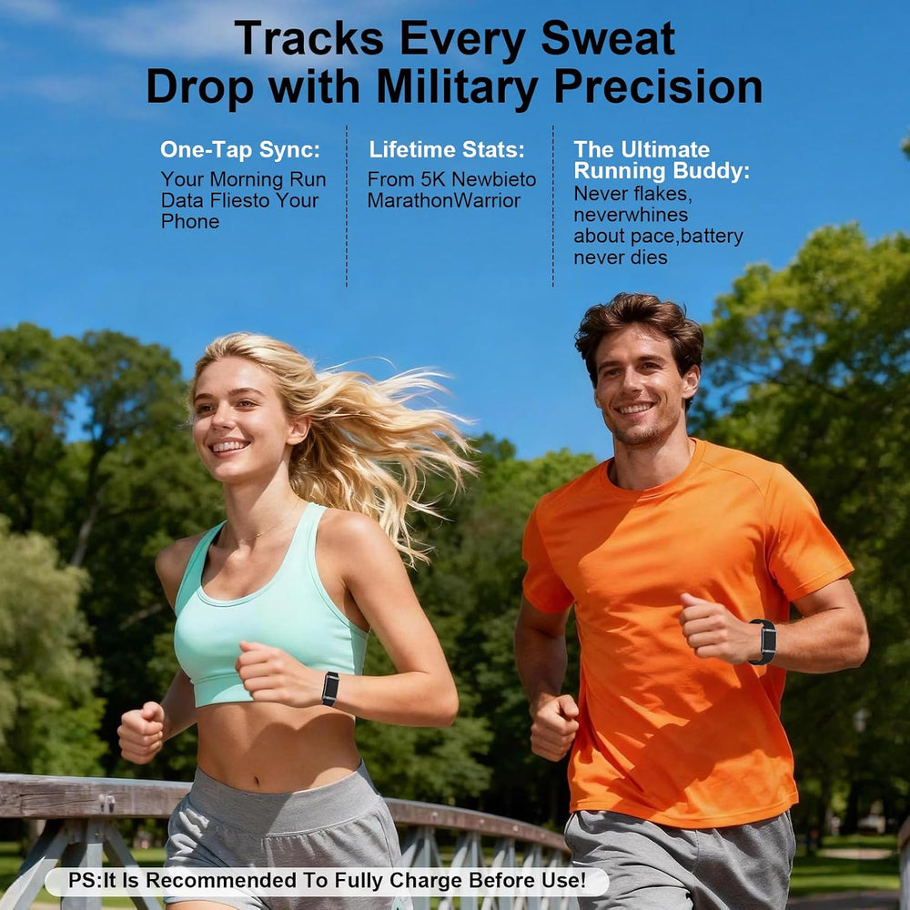 Smart Bracelet Fitness Trackers for Men Women, Smart Watch 24/7 Heart Rate Sl...