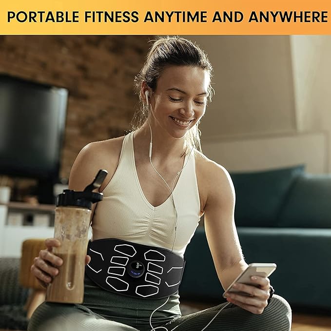 MarCoolTrip MZ ABS Stimulator, Ab Machine, Abdominal Toning Belt Muscle Toner