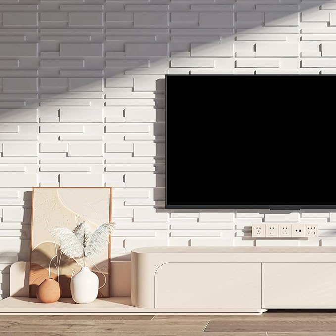 Art3d 100 Pack Decorative 3D Wall Panels, 97 Sq.Feet PVC Interior Wall Décor
