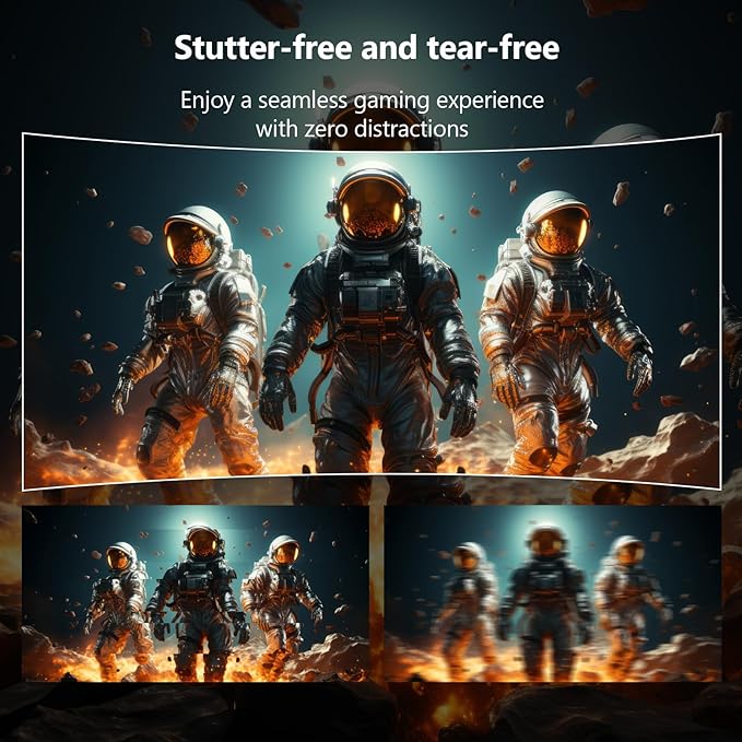 Z-Edge 27 inch Curved Gaming Monitor, FHD 1080P 240Hz 280Hz Curved 1500R