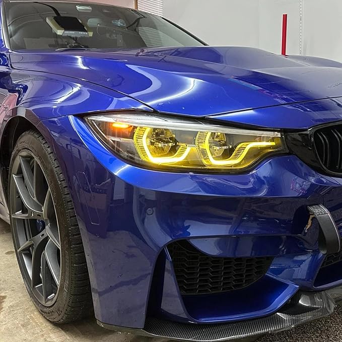 SOCAL-LED LIGHTING Yellow Angel Eye Daytime Running Light DRL Adaptive