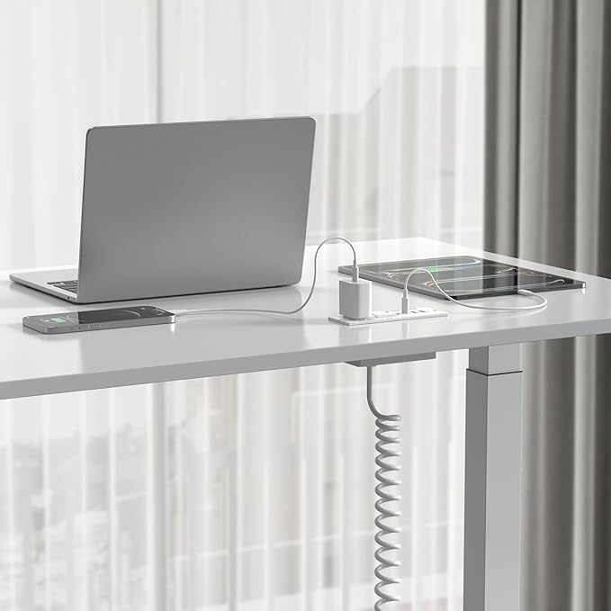 Recessed Power Strip USB C 65W Fast Charging Station, in Drawer Outlet