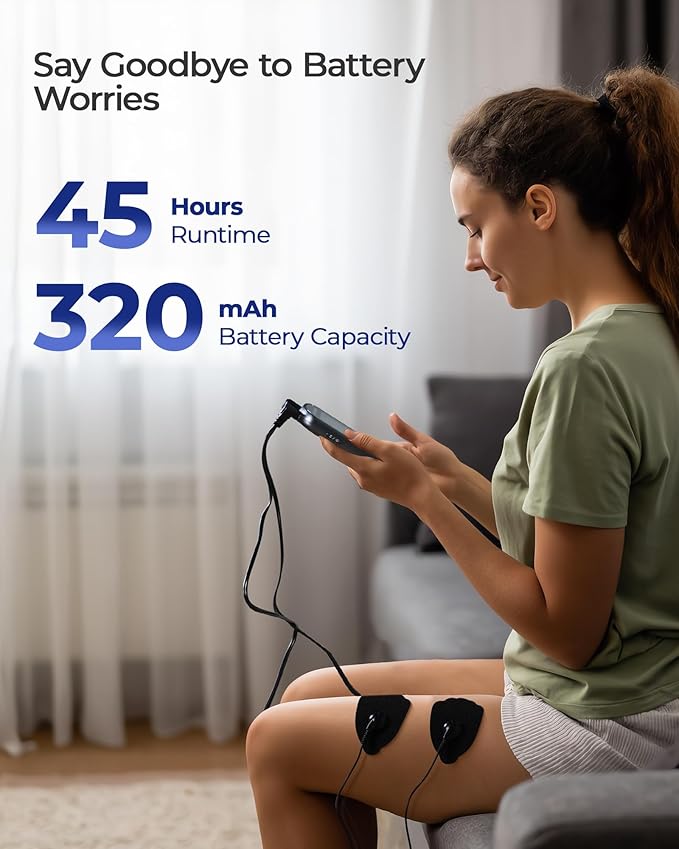 KingPavonini 3-in-1 TENS Unit Muscle Stimulator