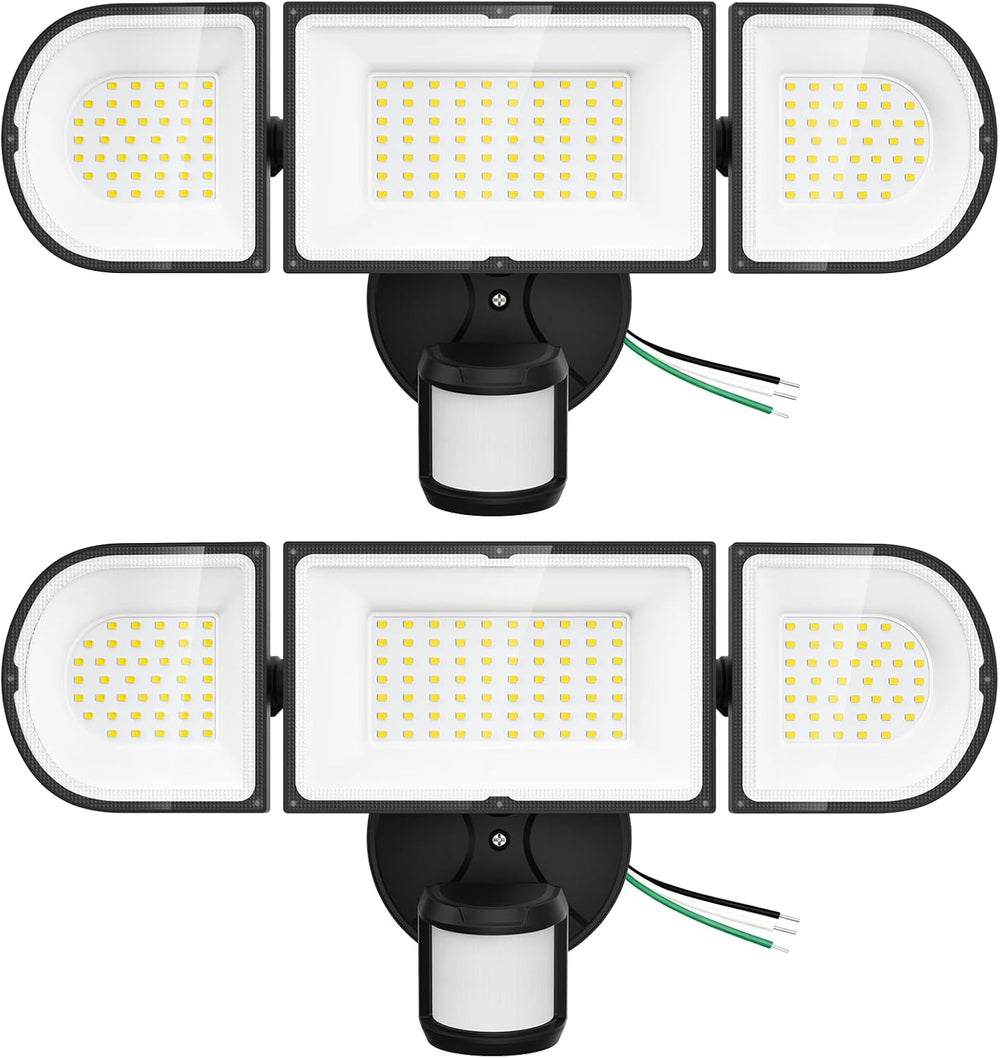 150W Motion Sensor Lights Outdoor (2 Pack)