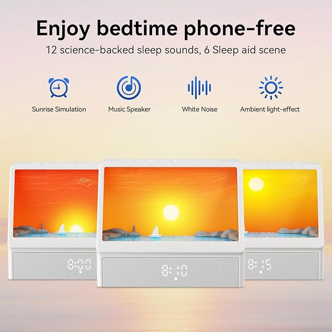 Sunrise Alarm Clock with Sound Machine
