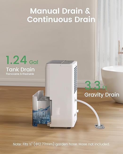 Waykar 5000 Sq.Ft 2025 Energy Star Dehumidifier