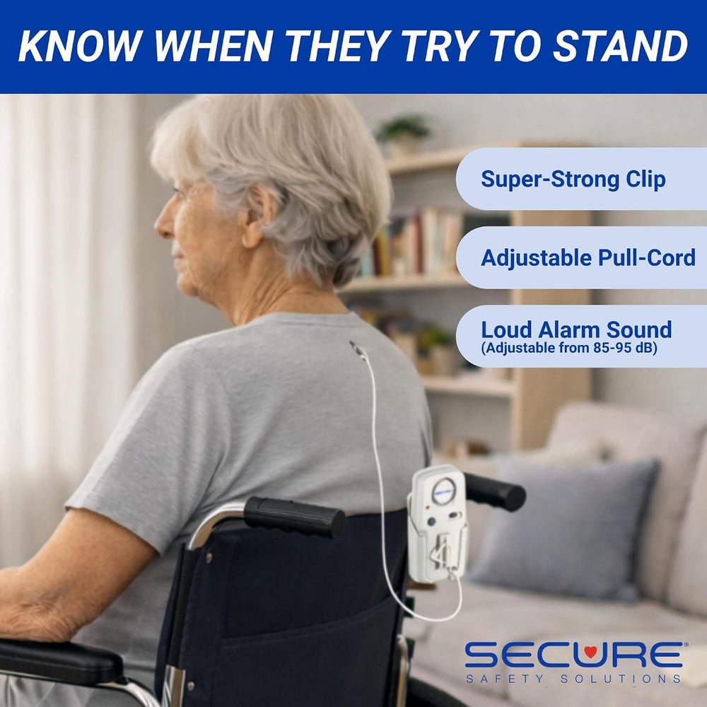 Secure Safety Solutions Magnet Pull Cord Chair & Bed Alarm