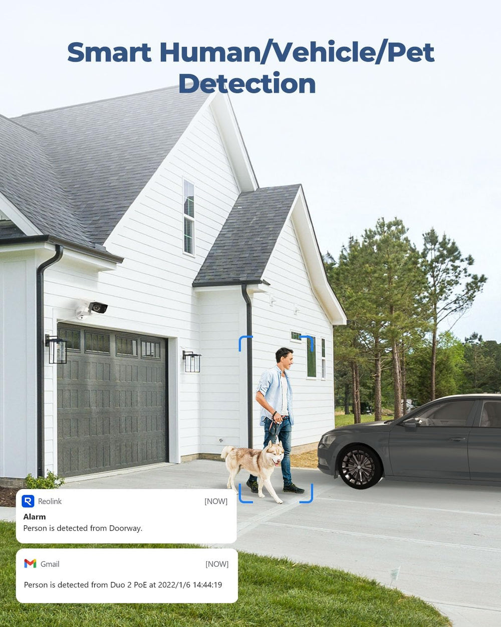 REOLINK Duo 2 PoE 4K Dual-Lens PoE Security Camera in 180 Degree Angle