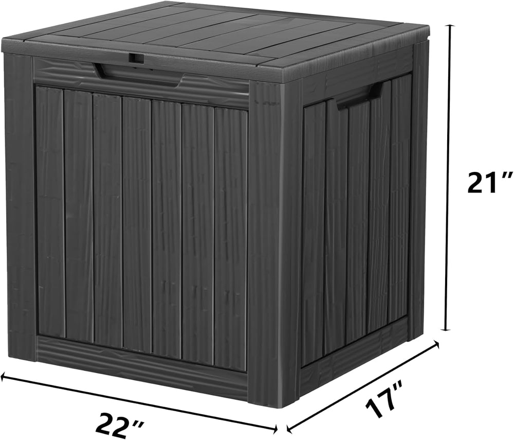 Outdoor Storage Box, 31 Gallon Deck Box Indoor and Outdoor Use, Waterproof Re...