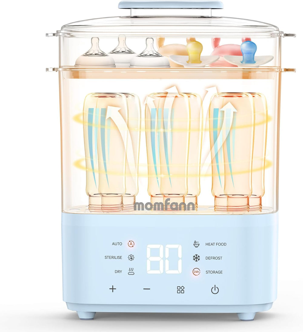 Bottle Sterilizer and Dryer, All-in-One Electric Steam Sterilizer Bottle