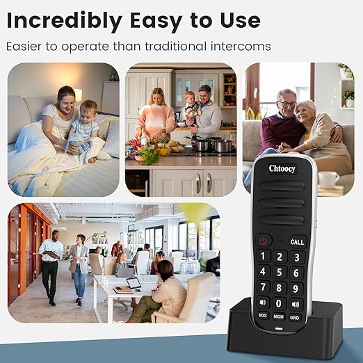 Intercoms Wireless for Home, 1 Mile Long Range for House Business Office