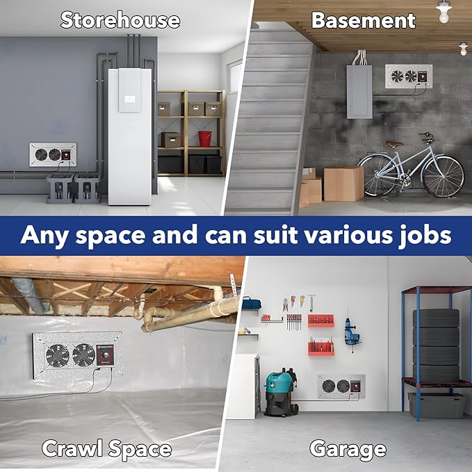 Abestorm Crawlspace Ventilation Fan