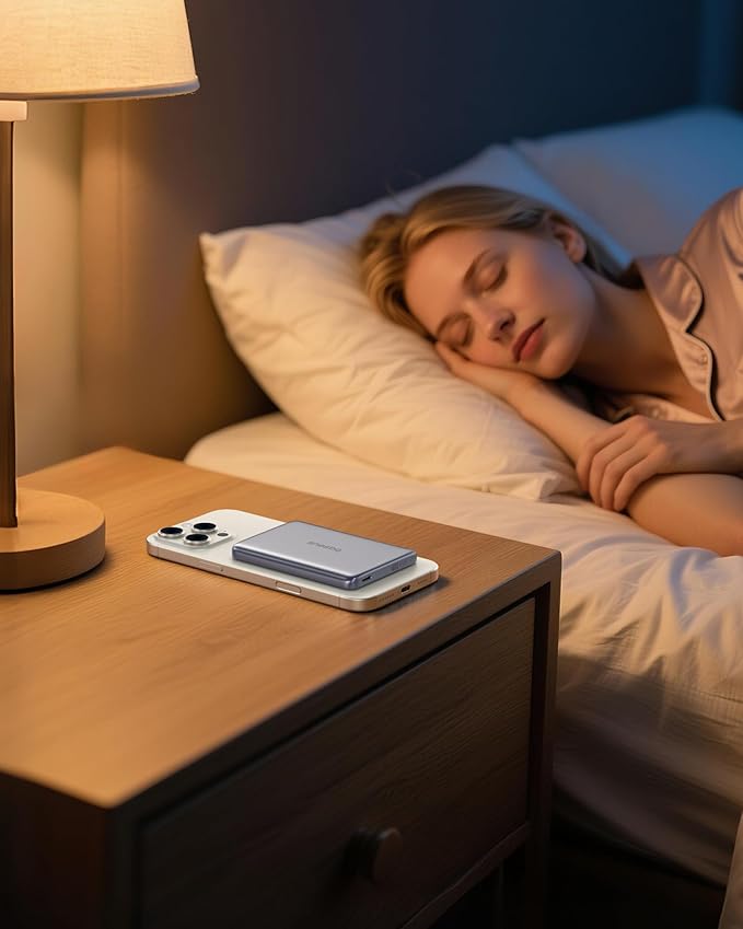 Baseus Picogo Magsafe Portable Charger, Qi2 15W 0.5" Ultra Slim 10000mAh