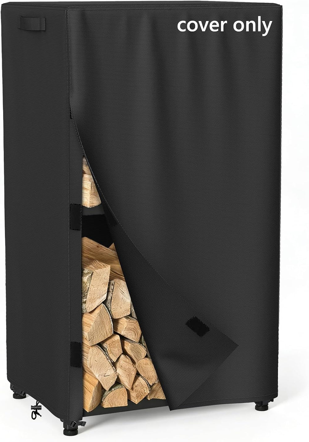 AKEfit 2ft Firewood Racks Cover,Heavy Duty Waterproof Outdoor Logs Holder Sta...