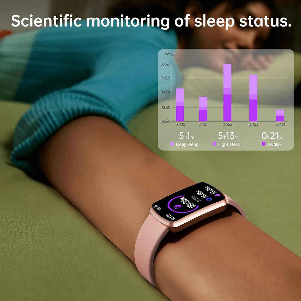 Health Fitness Tracker with 24/7 Heart Rate, Smart Watch with Blood Pressure ...