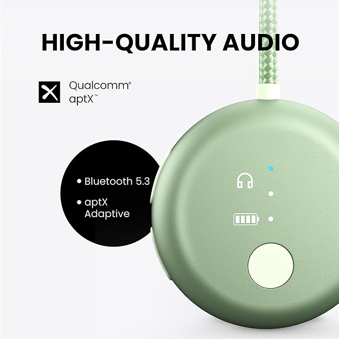 Avantree SoundJet R1 – 25Hr Airplane Bluetooth Adapter