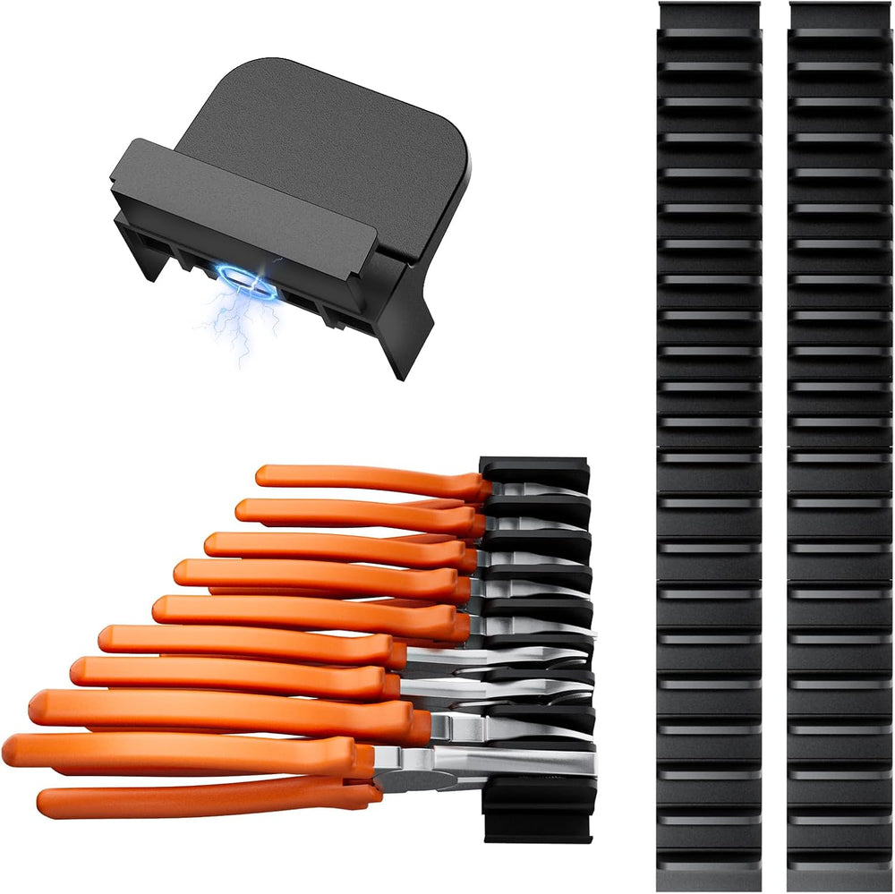 44 Pcs Magnetic Pliers Organizer for Tool BoxDrawer, Modular Plier Holder