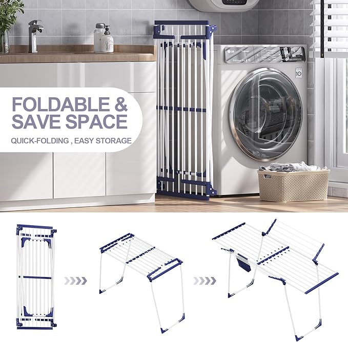 APEXCHASER Clothes Drying Rack